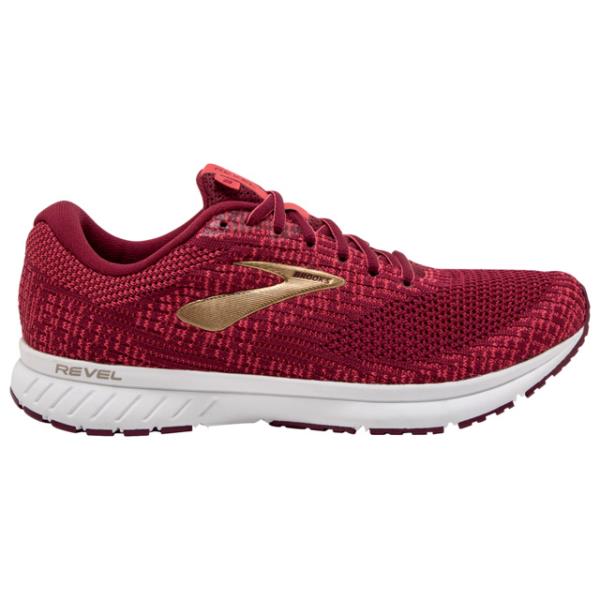 Brooks Futócipő Női Revel 3 Piros/Arany,OXD50638